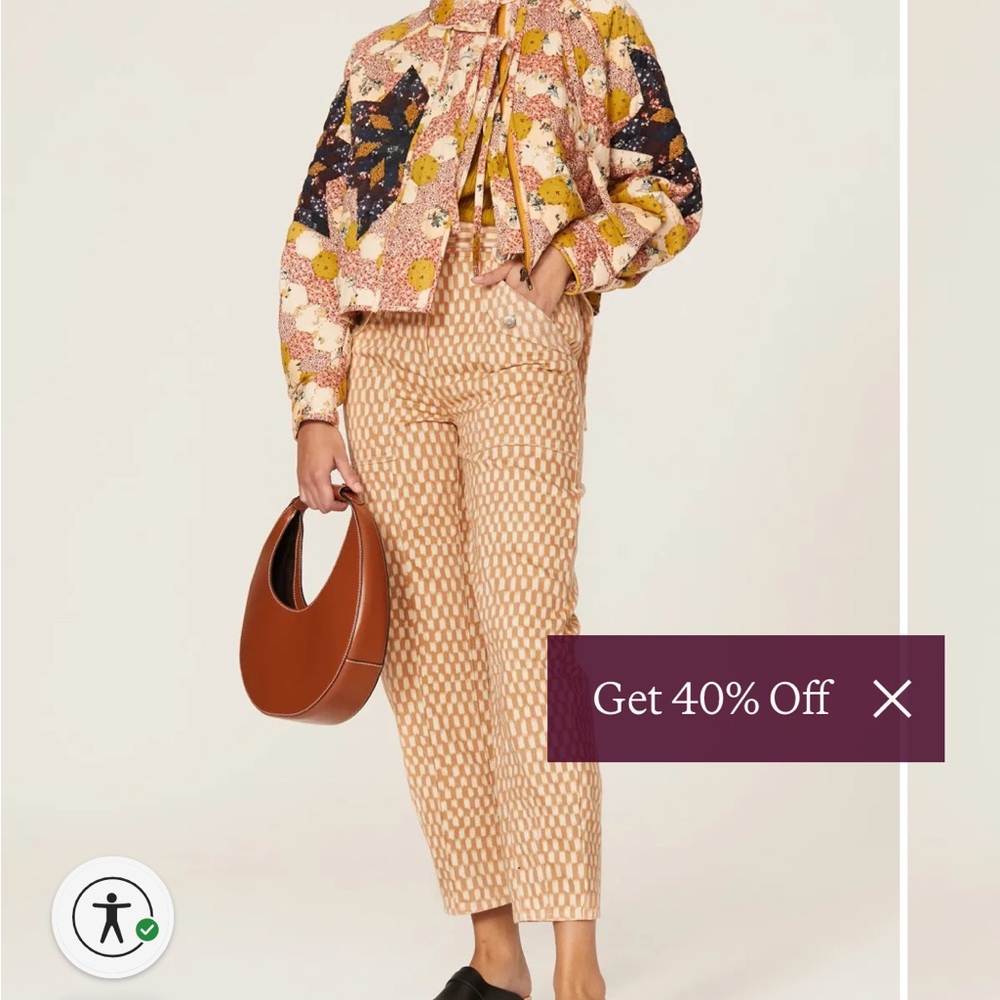 Ulla Johnson Waverly printed Jean